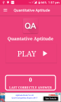 Quantitative Aptitude -QA App screenshot 1/6