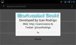 Mastermind Droid screenshot 6/6
