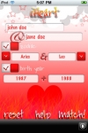 iHeart Love Compatibility Match Calculator Free - Test Your Crush! screenshot 1/1