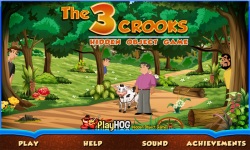 Free Hidden Object Games - The Three Crooks screenshot 1/4