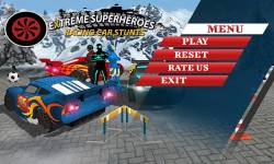 Extreme Superheroes Racing Car Stunts screenshot 1/6