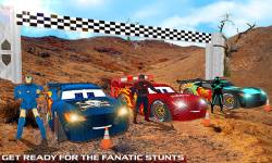 Extreme Superheroes Racing Car Stunts screenshot 5/6