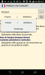 Advanced  French Dictionary screenshot 2/3