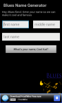 Blues Name Generator screenshot 1/2