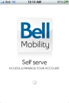 Bell Mobility Self serve screenshot 1/1