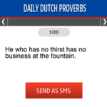 Daily Dutch Proverbs S40 screenshot 1/1