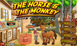 Free Hidden Object Games - The Horse n The Monkey screenshot 1/4