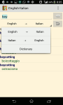 ENGLISH - ITALIAN Dictionary screenshot 1/3