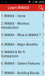 Learn WiMAX screenshot 1/3