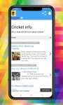 Cricket Info app screenshot 2/6