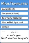 Mail Templates  The quickest way to send e-mail from templates! screenshot 1/1