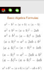 Algebra Useful Formulas screenshot 5/6
