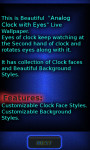 Analog Clock with Eyes - LWP screenshot 6/6