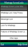 Whatsap Screen locker screenshot 1/1