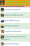 Wildlife Sanctuaries and National Parks of India screenshot 2/3