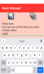Basic Notepad Notebook screenshot 1/4