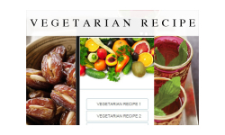 vegetarian recipes food screenshot 1/3