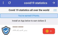 covid19 statistics all over the world screenshot 2/6