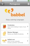 Portuguese Mobile  Vocabulary Trainer by babbel.com screenshot 1/1
