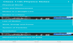 Class 11th Physics Notes screenshot 1/3