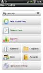 MoneyFlow Expence Manager screenshot 1/6