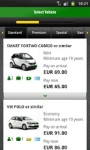 Europcar screenshot 2/5
