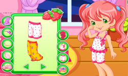 Good Night Strawberry Dress Up Game screenshot 1/3