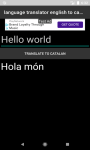 Language Translator English to Catalan   screenshot 1/4