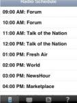 KQED Daily Schedule screenshot 1/1