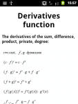 Basic Formulas of Derivatives screenshot 1/2