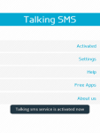 Talking SMS Lite screenshot 4/6