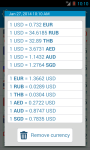 Easy Currency Rates screenshot 3/4