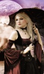 Pretty Gothic Girl Live Wallpaper screenshot 1/3