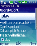 Mobylex English-German Dictionary screenshot 1/1