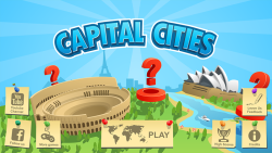 Capital Cities: memory game screenshot 1/3