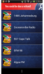 South African Live Radio Sport News Music screenshot 3/3