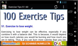 100 Exercise Tips 2014 screenshot 3/3