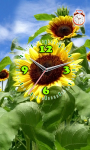 Flower Flashlight Clock  Live Wallpaper screenshot 2/3