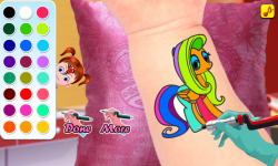 Tattoo Artist-Coloring Games-Baby Games for girls screenshot 4/5
