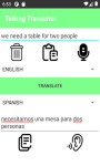 TALKING TRANSLATOR Text and Voice  screenshot 1/4