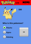Pokemon 1st generation quiz screenshot 1/1