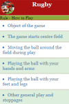 Rules to play Rugby screenshot 3/4