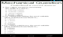 Mechanical Questions screenshot 2/4