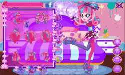 Dress up Pinkie Pie rocks star screenshot 3/4