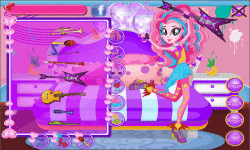 Dress up Pinkie Pie rocks star screenshot 4/4