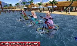 Kids Bicycle Water Surfer Racing screenshot 1/4