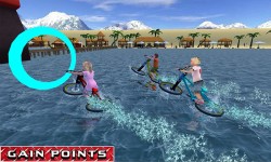Kids Bicycle Water Surfer Racing screenshot 2/4