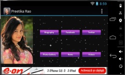 Preetika Rao 2014 Fan App screenshot 2/3