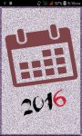 Calendar 2016 screenshot 1/4