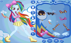 Dress up Rainbow Dash pony screenshot 2/4